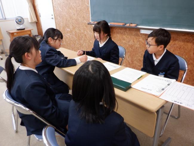 通学班会２