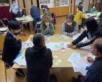 アンケート集計の様子