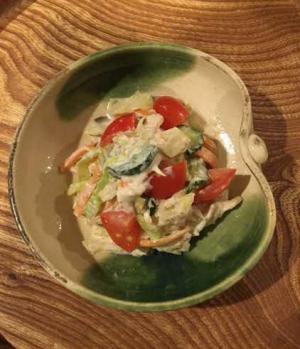 夏レシピ：レンジで簡単野菜とツナのごまマヨ和え　