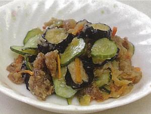 夏レシピ：なすのおろし和え