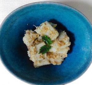 秋レシピ：親芋（さといも）のごま味噌和え