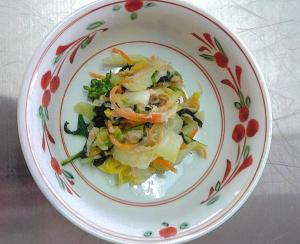 冬レシピ：　白菜サラダ
