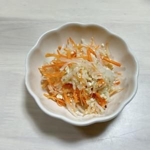 冬レシピ：　豆腐と大根なます