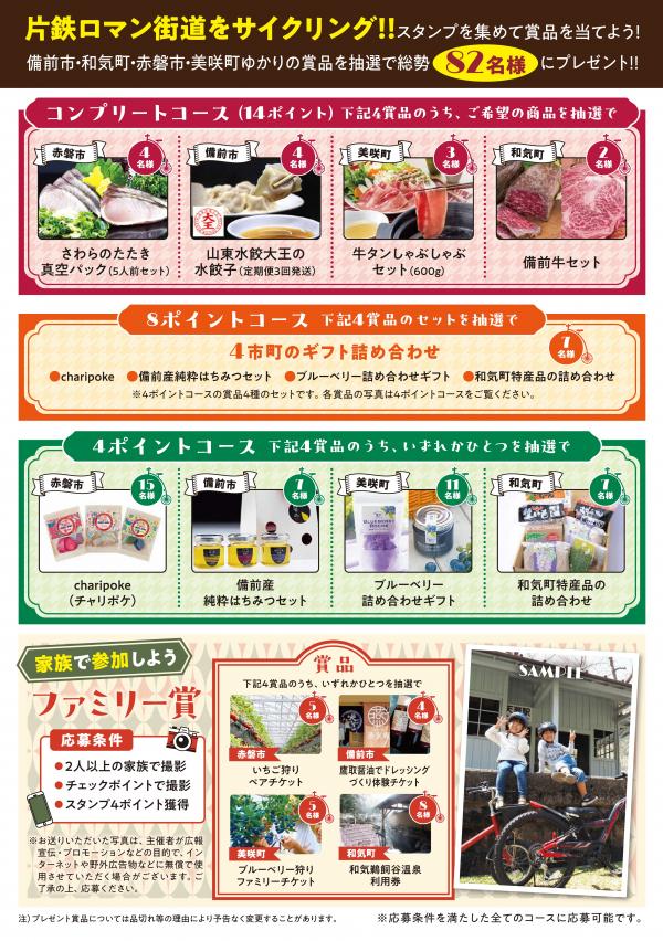 片鉄スタンプラリー2025賞品