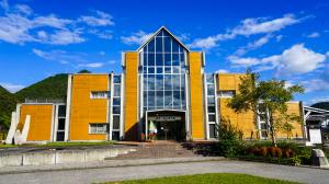 鉱山資料館の正面写真