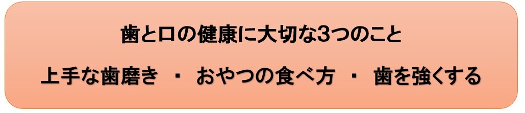 歯と口の健康に大切なこと